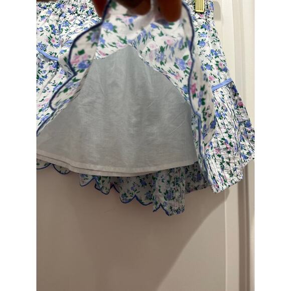 LoveShakeFancy Memphis Mini Skirt in Blue Jay Song Sz 00 P - Picture 5 of 9